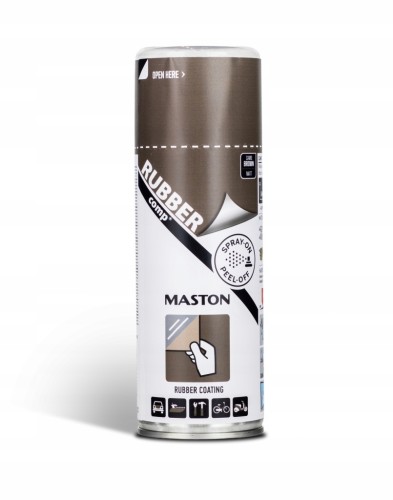 MASTON RUBBER COMP GUMA W SPRAYU 400ML KAMULFAŻ BRĄZOWY MAT BROWN CAMO MAT