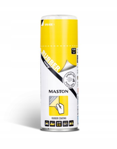 MASTON RUBBER COMP GUMA W SPRAYU 400ML ŻÓŁTA SATYNA YELLOW SATIN