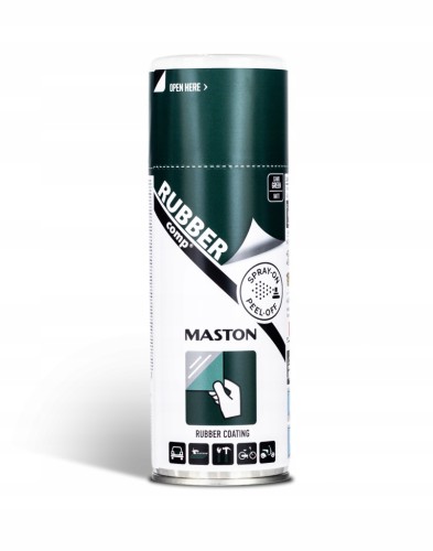 MASTON RUBBER COMP GUMA W SPRAYU 400ML KAMULFAŻ ZIELONY MAT GREEN CAMO MAT