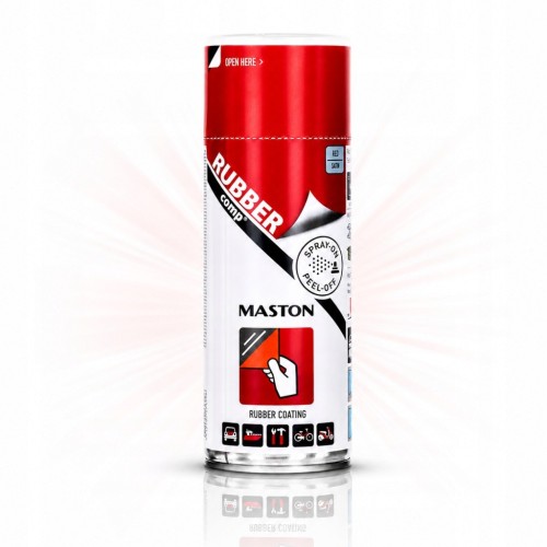 MASTON RUBBER COMP GUMA W SPRAYU 400ml CZERWONA SATYNA