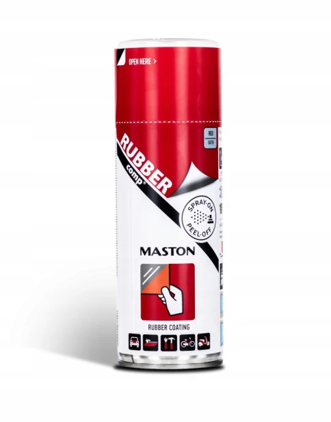 MASTON RUBBER COMP GUMA W SPRAYU 400ml CZERWONA SATYNA